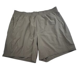 lululemon athletica Short Men's X-Large Green Performance Gym Stretch Athletic